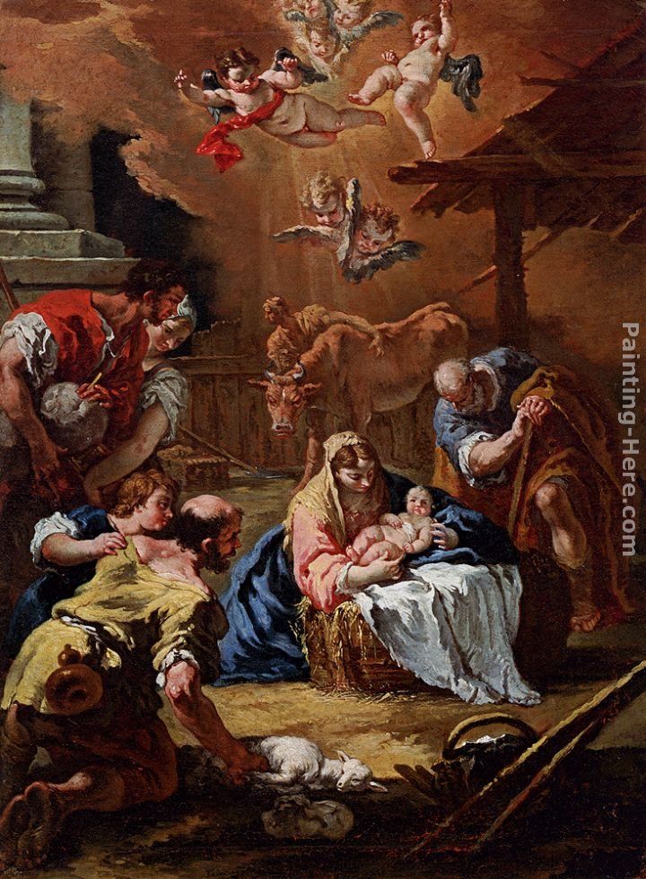 Sebastiano Ricci Adoration Of The Shepherds
